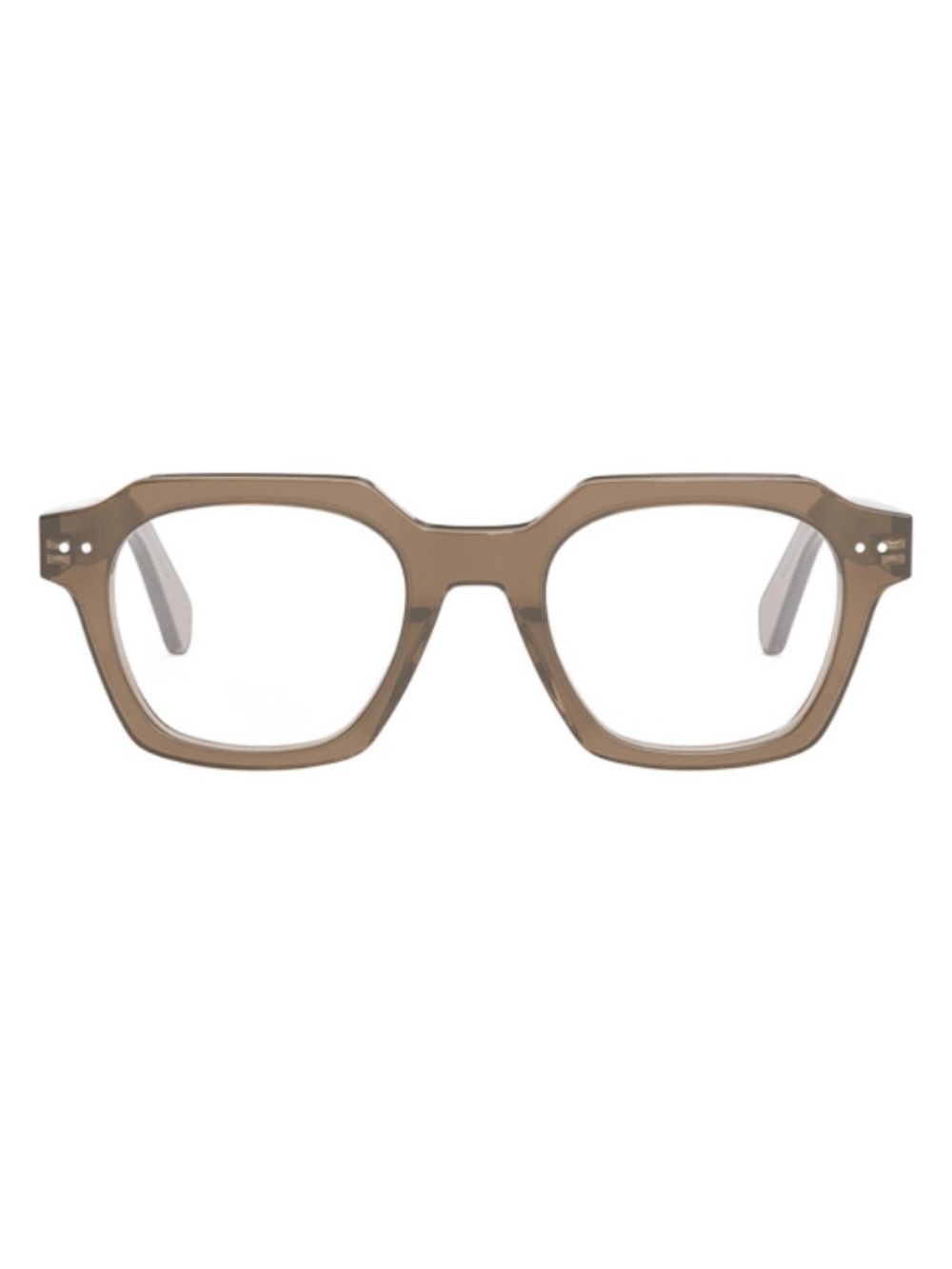 Celine Taupe Square Acetate Glasses cl50128i